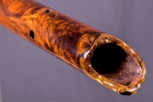 Honduran Rosewood Burl Native American Flute, Minor, Low E-4, #K4F (6)